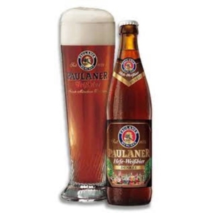 Paulaner Hefe Weissbier dunkel búza sör - Komló és Tehén Hamburgerező